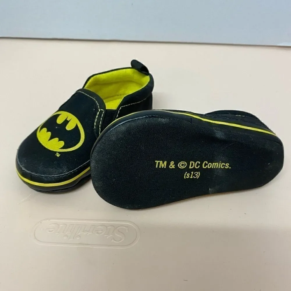 Baby bat man DC comics soft sole shoes